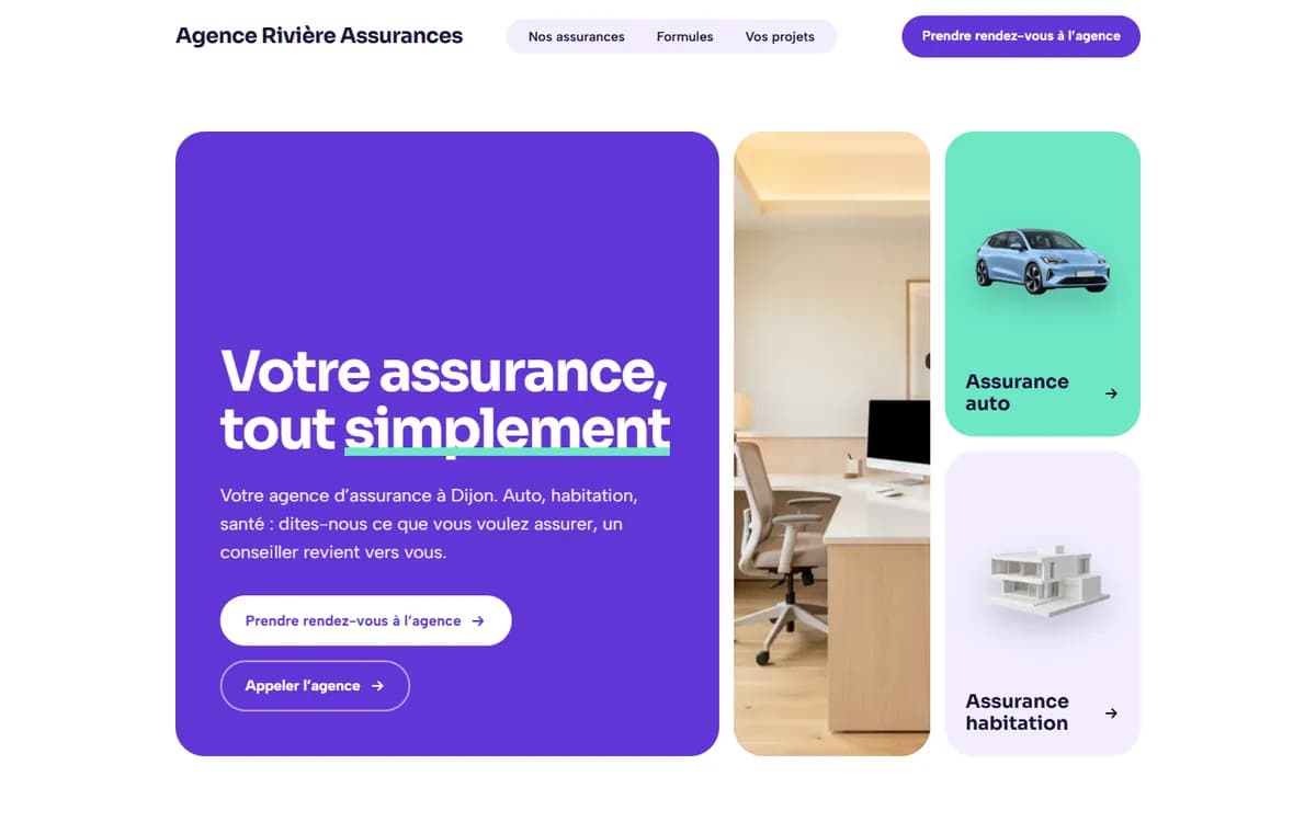 Site de démonstration : Assurance à Dijon